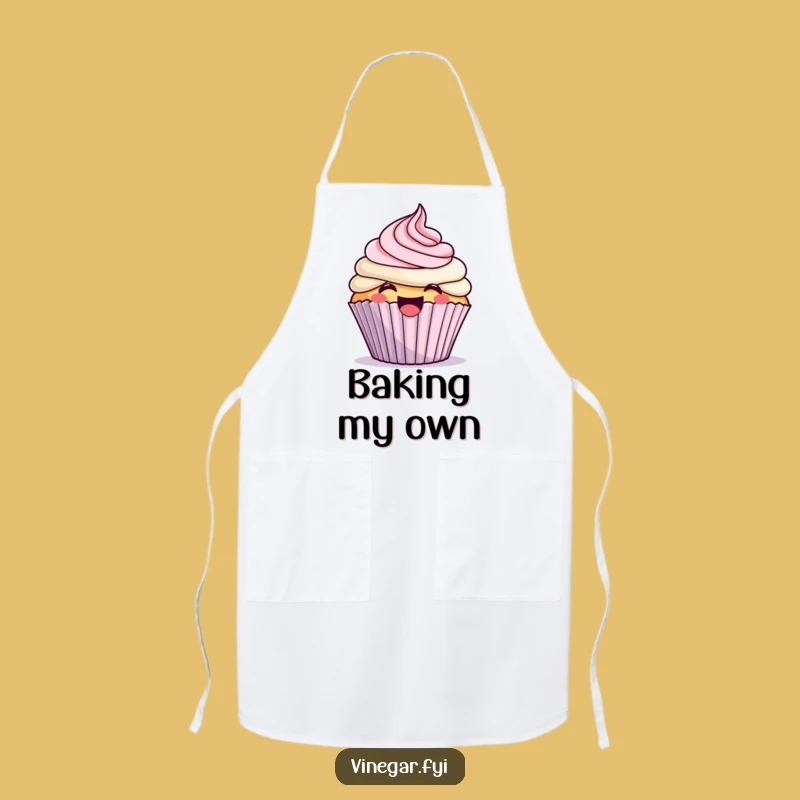 Funny Kawaii Cupcake Baker Apron - Hilarious Kitchen Wear for Sweet Fun