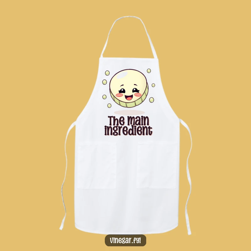Funny Bottle Cap Juggling Apron - Humorous Kitchen Wear for Chefs