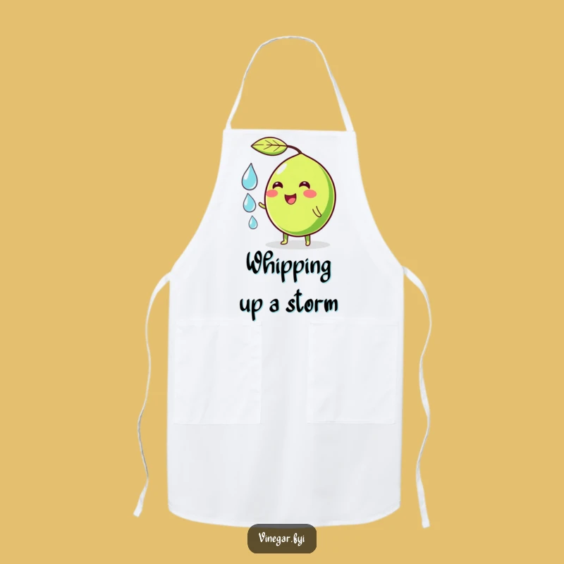 Funny Juggling Lime Apron - Hilarious Citrus Character Kitchen Gift