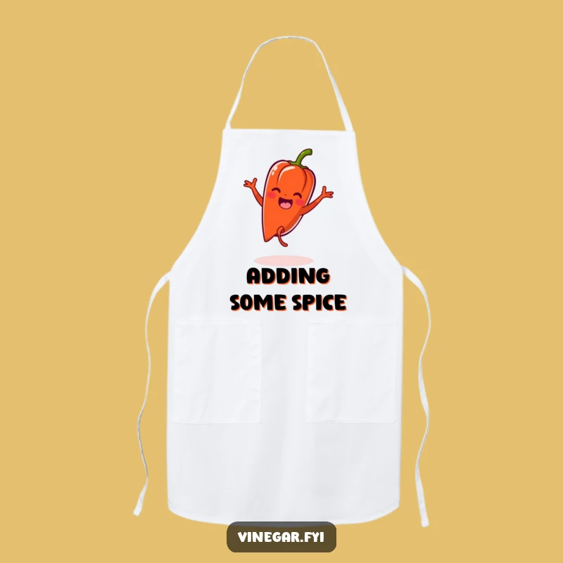 Funny Kawaii Pepper Chef Apron: Cook with Zesty Flair!