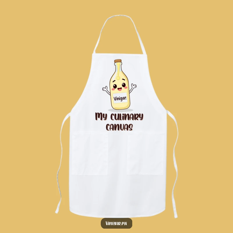 Funny Vinegar Artist Apron - Create Art with Protection & Humor