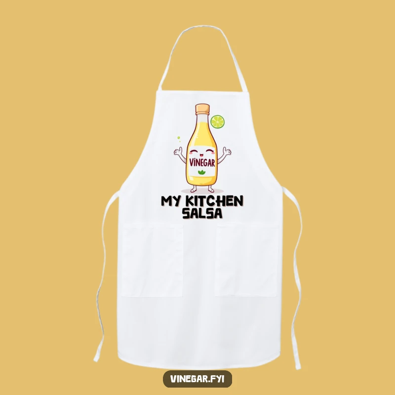 Funny Vinegar Dance Apron: Cook with Zest & Hilarious Moves