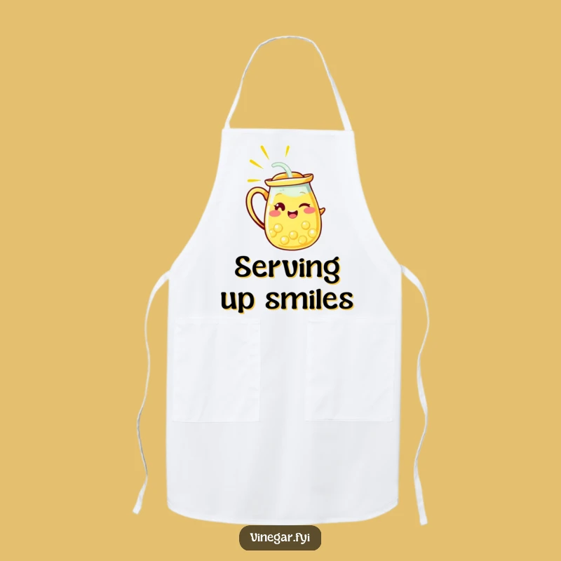 Funny Lemonade Pitcher Wink Apron - Hilarious Citrus Kitchen Gift