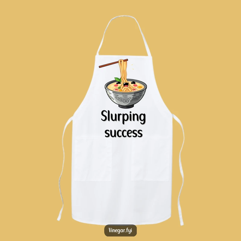 Funny Kawaii Ramen Chef Apron - Hilarious Kitchen Wear for Noodle Fun