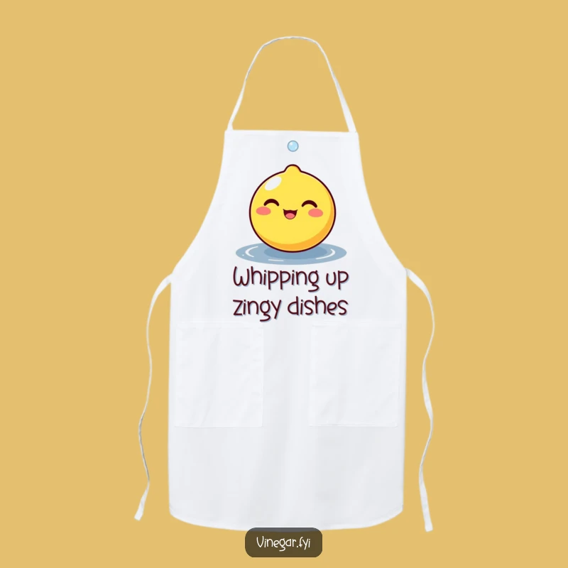 Funny Lemon Chef Apron - Cheerful Citrus Kitchen Wear for Zesty Cooking