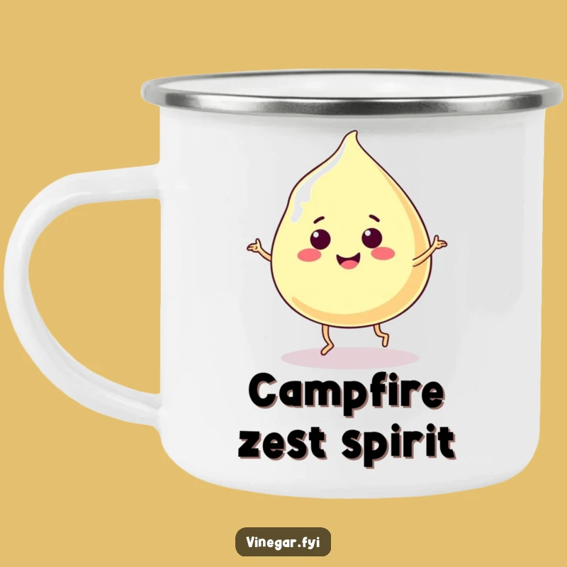 Funny Vinegar Blob Camping Mug: Sip with a Smile Funny Gift