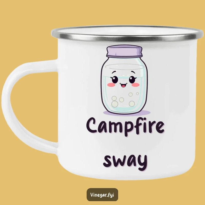 Funny Content Jar Camping Mug: Clear Liquid Sway, Perfect Relaxed Gift