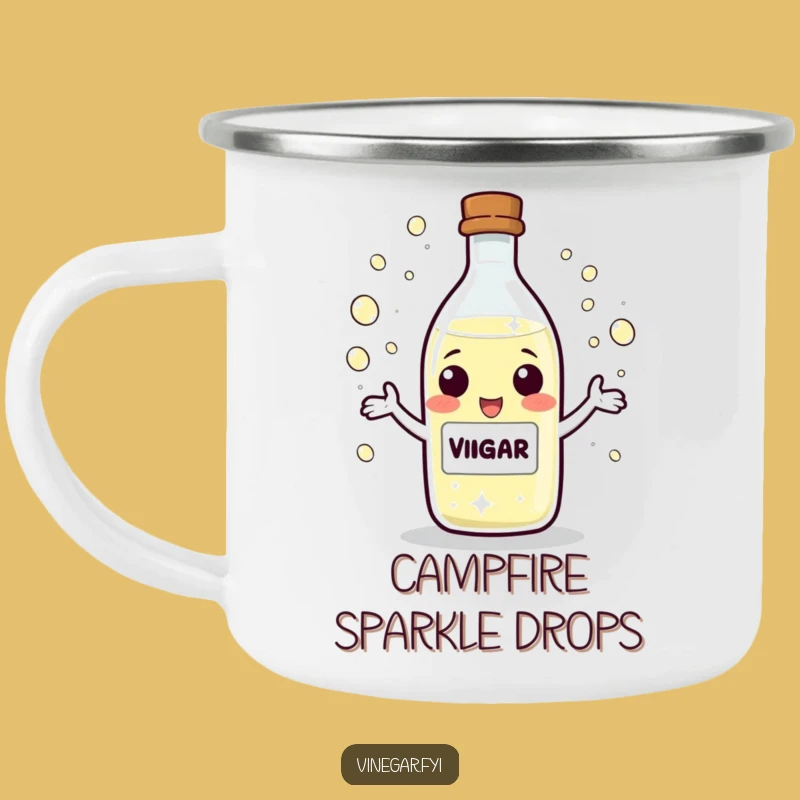 Funny Juggling Vinegar Camping Mug - Adventure Sparkles!