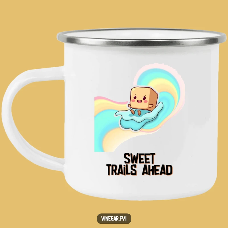 Funny Sugar Cube Campfire Mug: Sweet Adventures on the Go!