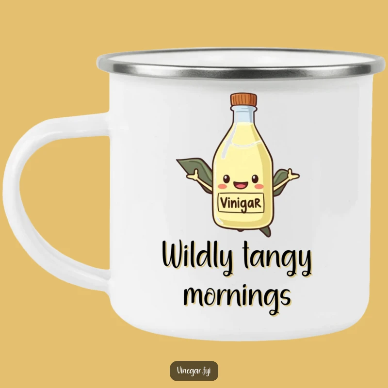 Funny Hero Vinegar Camping Mug - Adventure Fuel for the Brave!