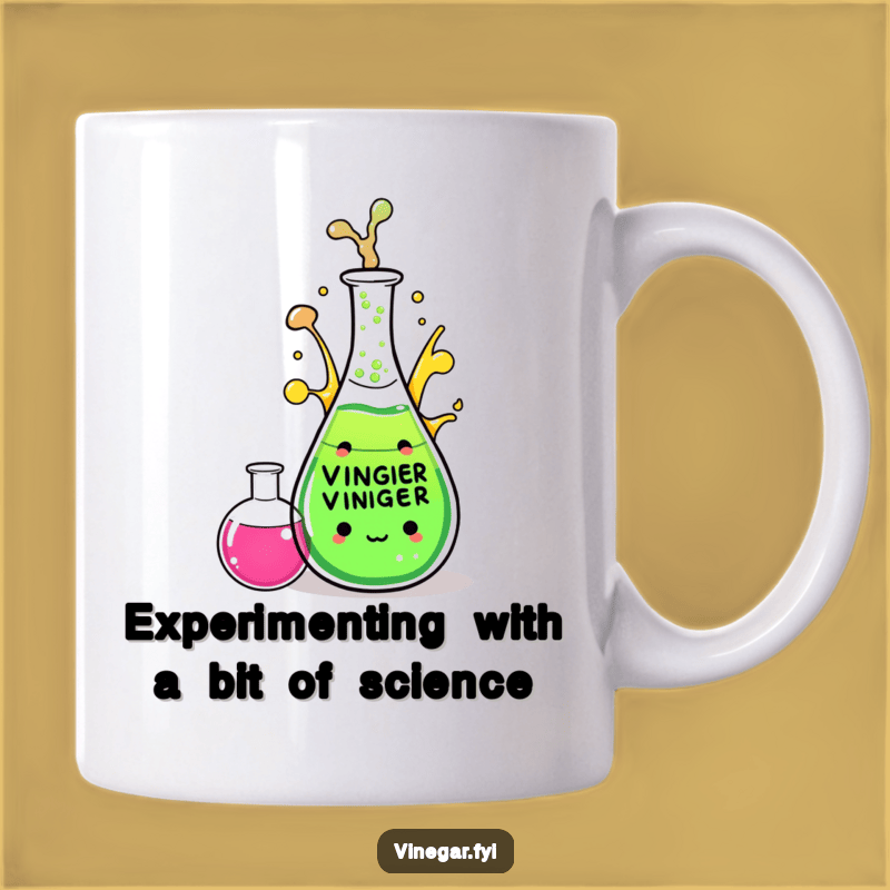 Vinegar Experiments Mug: A Colorful, Bubbling Science Celebration