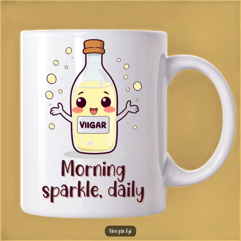 Funny Juggling Vinegar Mug - Add Sparkle to Your Morning Routine!
