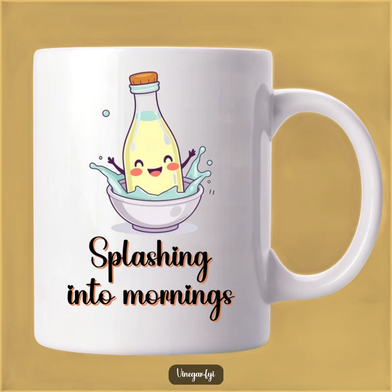Funny Splash Vinegar Mug - Dive into Deliciousness with Humor!