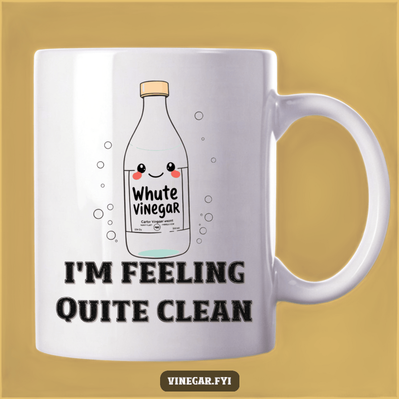 Bubbly White Vinegar Mug: A Sparkling Brew
