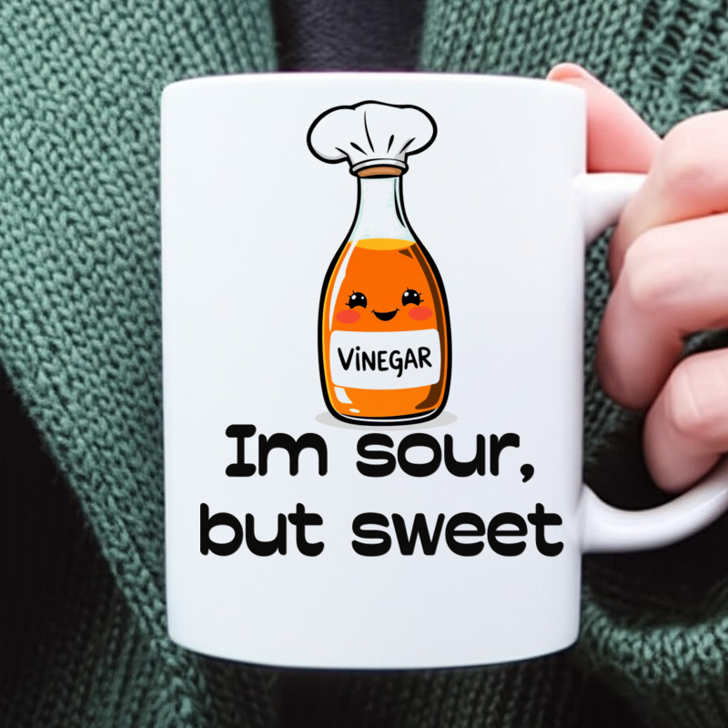 Funny Vinegar Chef Mug for Culinary Enthusiasts