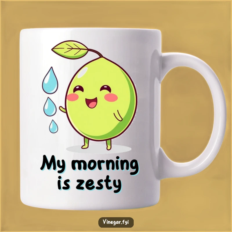 Funny Juggling Lime Mug - Hilarious Citrus Character Gift for Drink Lovers