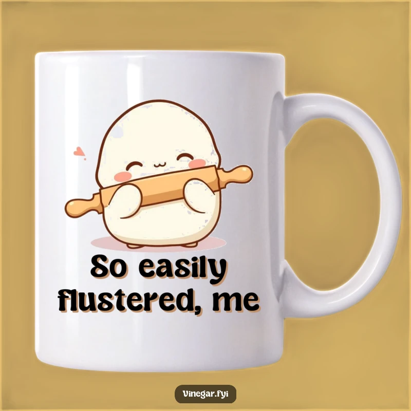 Funny Shy Dumpling Mug: Adorable Blushing Foodie Gift for Culinary Enthusiasts