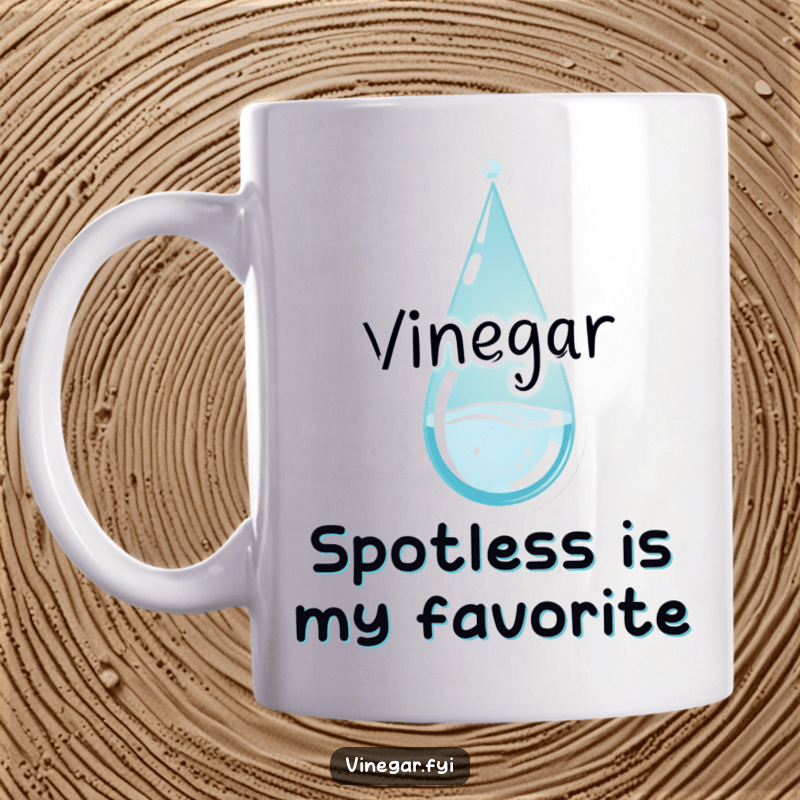 Start your day with a touch of freshness with our Sparkling Clean Vinegar Mug. It's perfect for those who appreciate a clean aesthetic.
