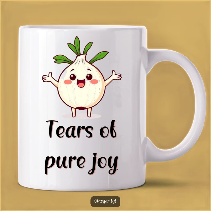 Funny Kawaii Onion Recipe Mug: Chef's Delight Gift Idea