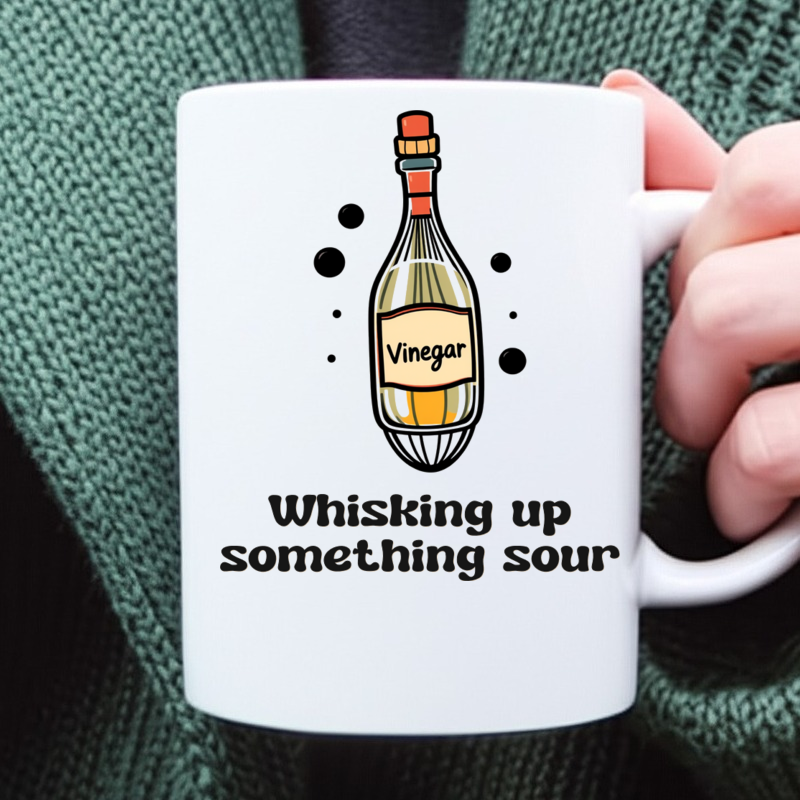 Unique Vinegar Whisk Mug Design 