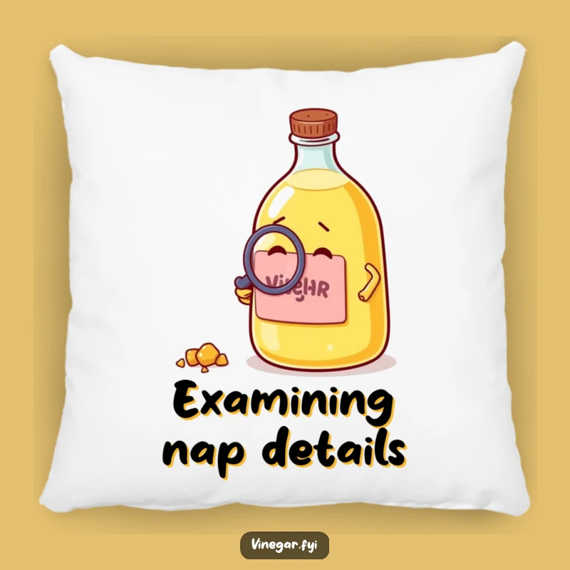 Funny Vinegar Bottle Pillow - Comfy Comfort for the Curious