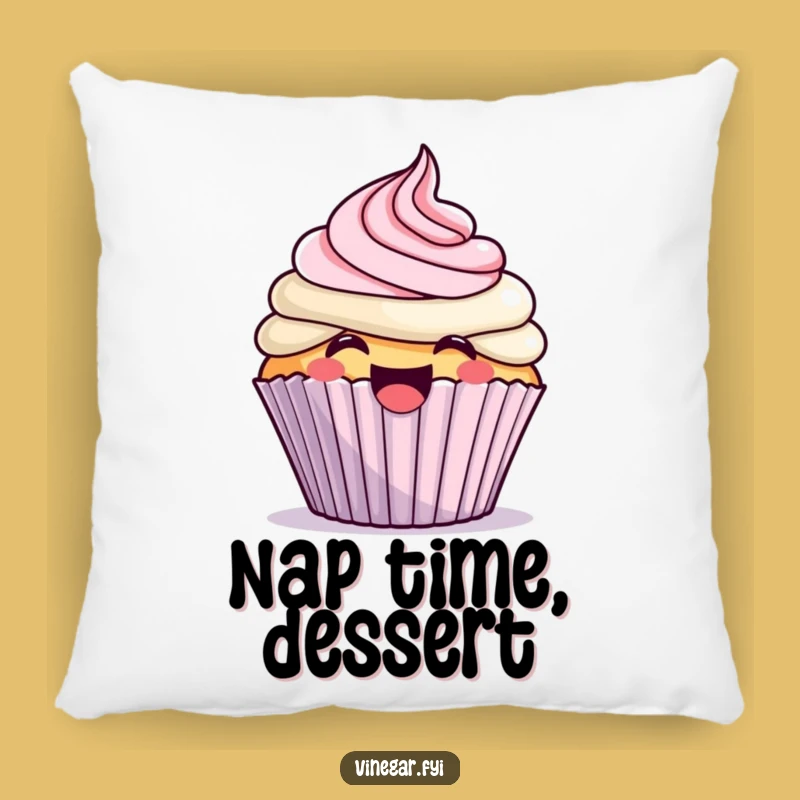 Funny Kawaii Cupcake Pillow - Cozy & Hilarious Sweet Accent for Home