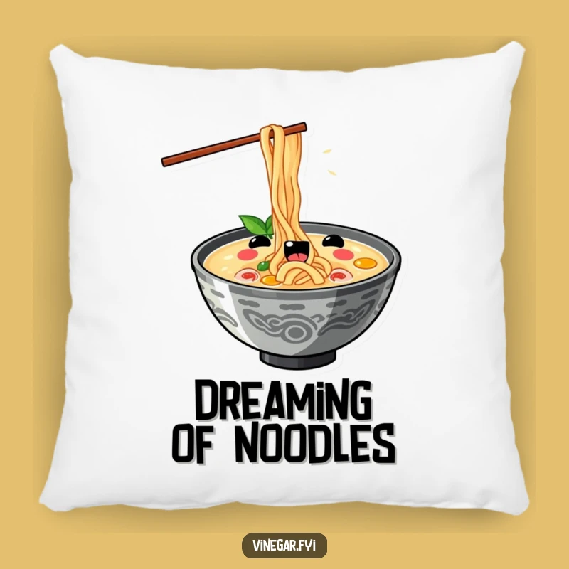 Funny Kawaii Ramen Pillow - Cozy & Hilarious Comfort for Noodle Lovers