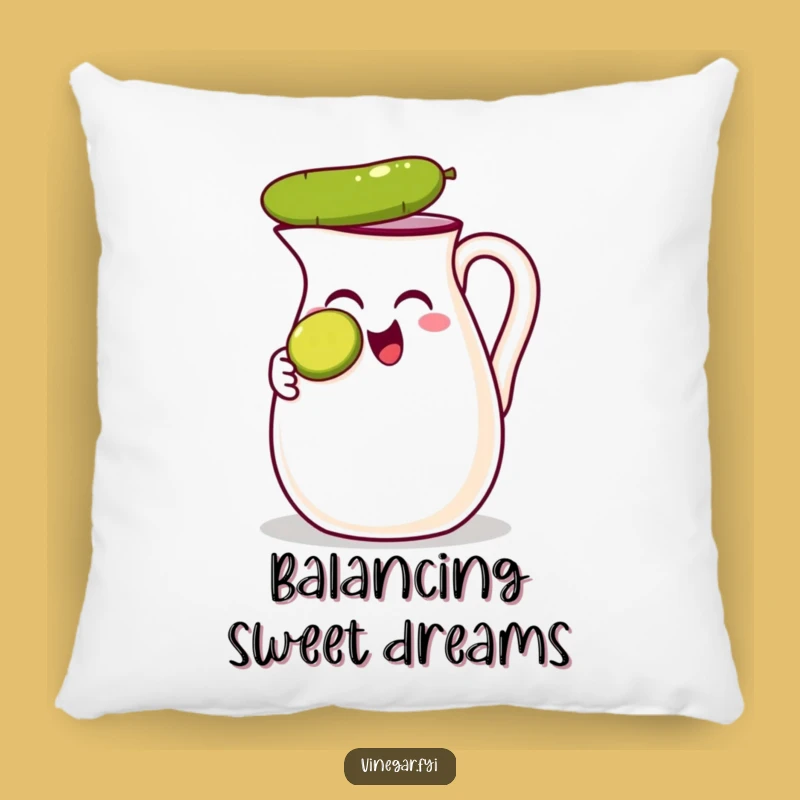 Funny Vinegar Jug Pillow - Comfy & Hilarious Accent for Your Home