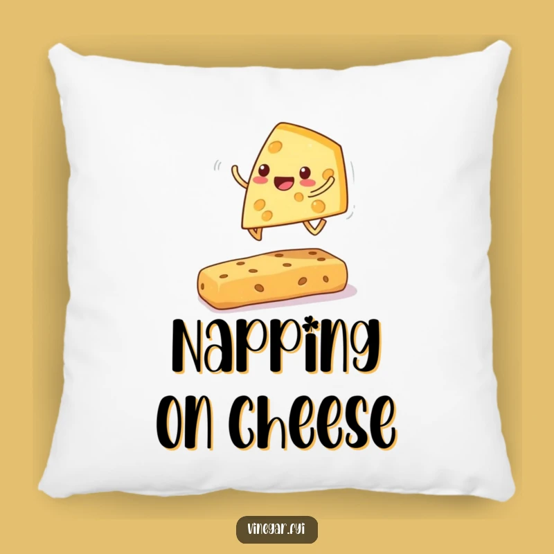 Funny Cheese Wedge Pillow: Comfy & Cheerful Snack Accent, Perfect Gift
