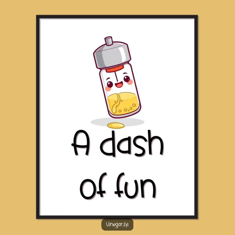 Funny Pepper Shaker Print: Hilarious Kitchen Art for Vibrant Walls