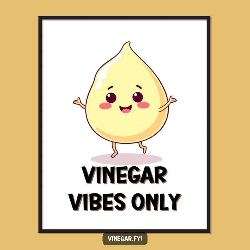 Funny Vinegar Blob Digital Art: Instant Joyful Decor Funny Gift