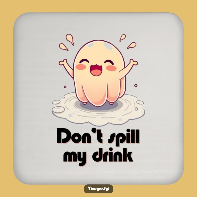 Funny Bouncing Jelly Coaster: Ecstatic Protection, Stylish Funny Gift!