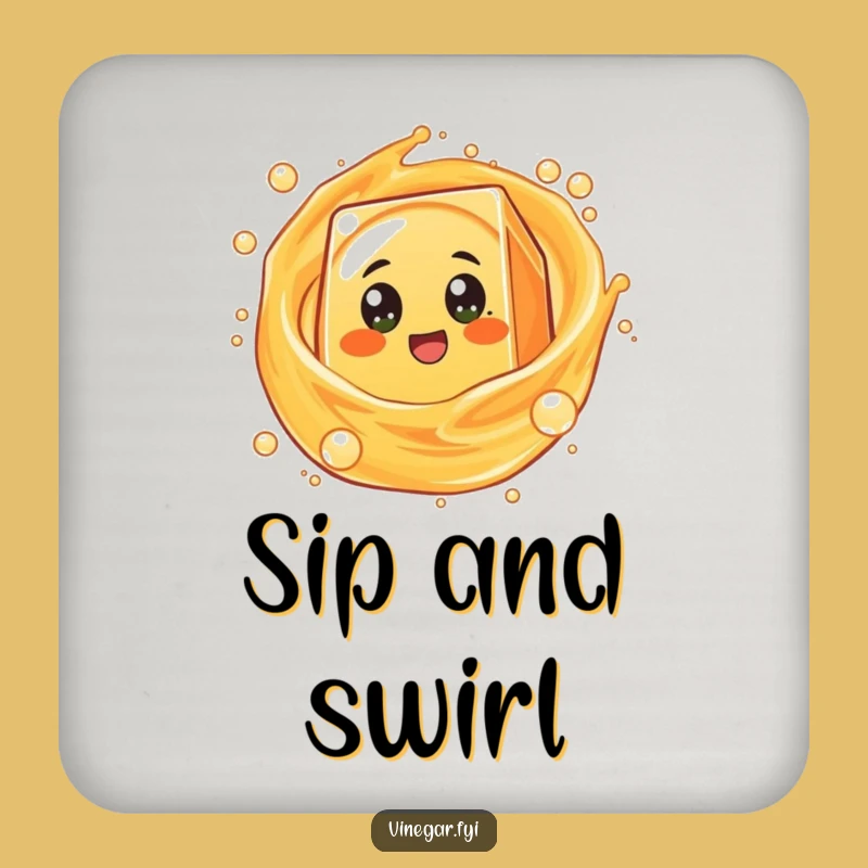 Funny OJ Box Coaster Set: Protect Surfaces with Bubbly Charm!