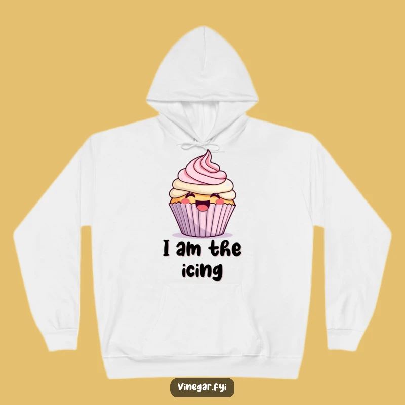 Cozy Funny Kawaii Cupcake Hoodie - Warm & Hilarious Sweet Comfort Wear