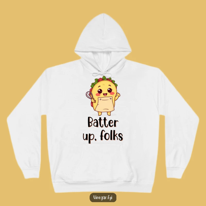 Funny Kawaii Taco Kitchen Hoodie - Cozy Chef Vibes & Humorous Style