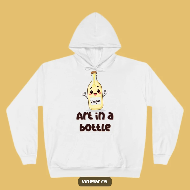 Funny Vinegar Artist Hoodie - Cozy Comfort for Creative Souls