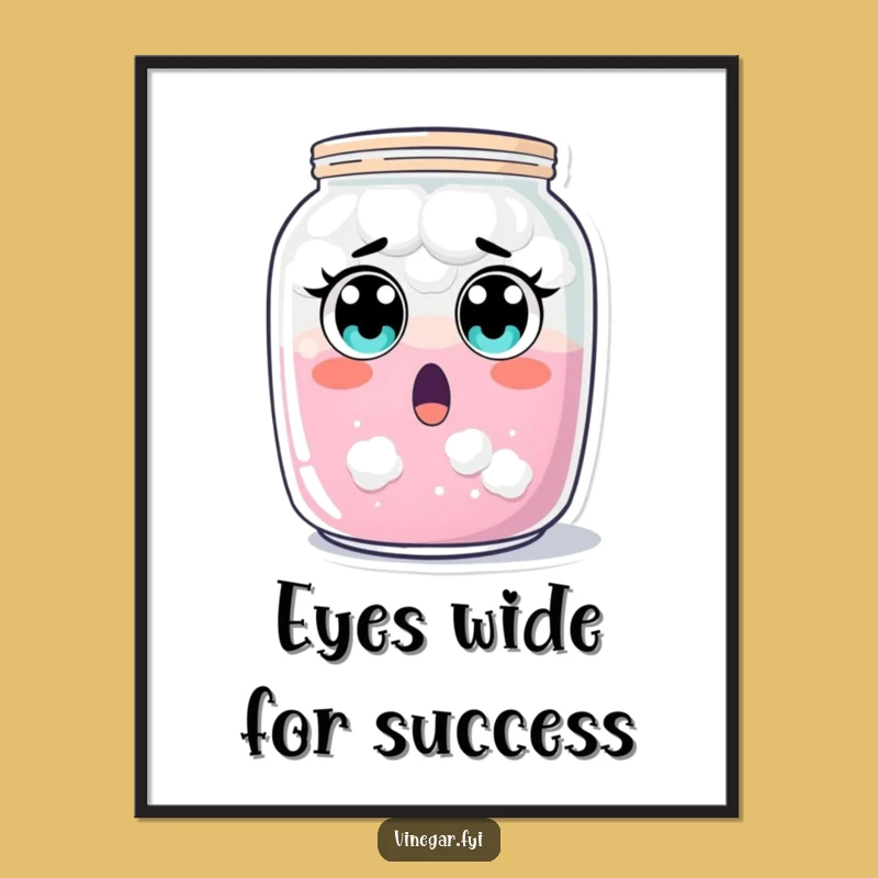 Funny Free Printable Wall Art: Surprised Jar Downloadable Decor for a Laugh