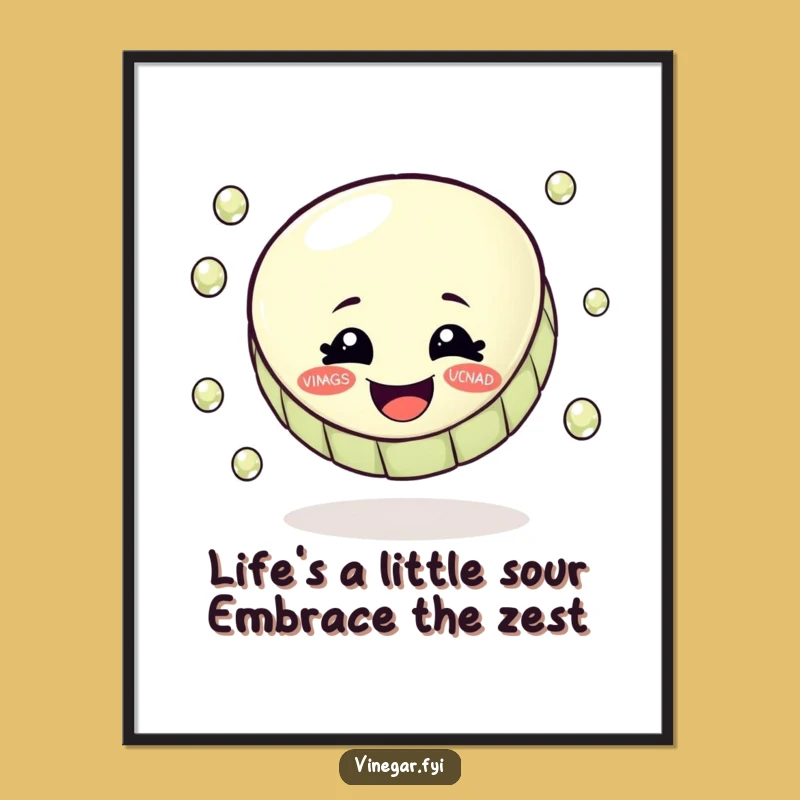 Funny Free Printable Wall Art: Juggling Bottle Cap, Quirky Downloadable Home Decor Gift