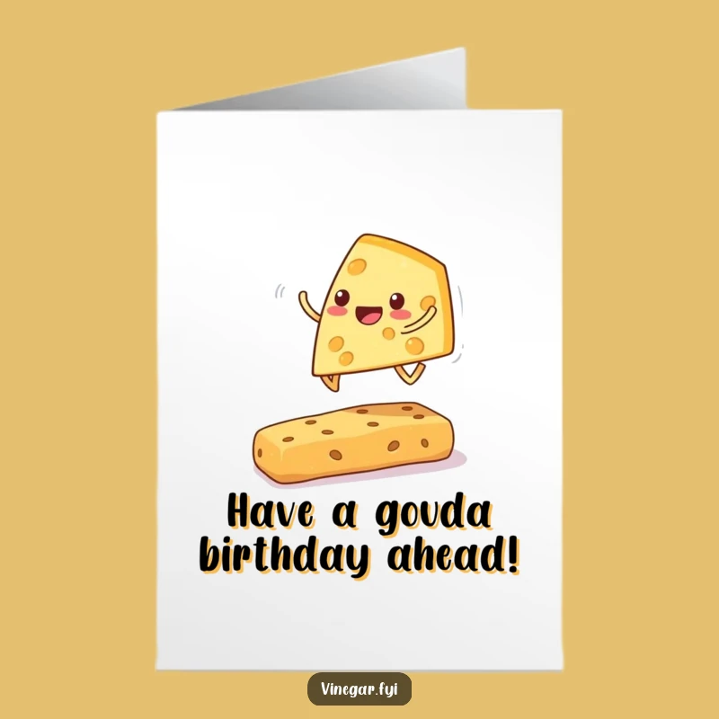 Free Printable Birthday Card: Cheesy Leapfrog Fun Birthday