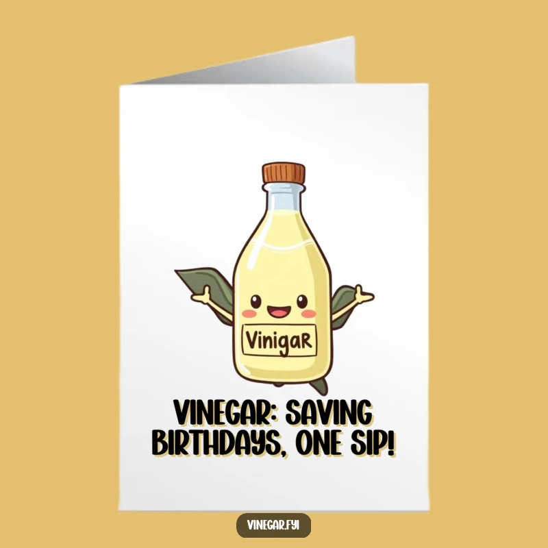 Free Printable Hero Vinegar Birthday Card - Funny Downloadable Gift