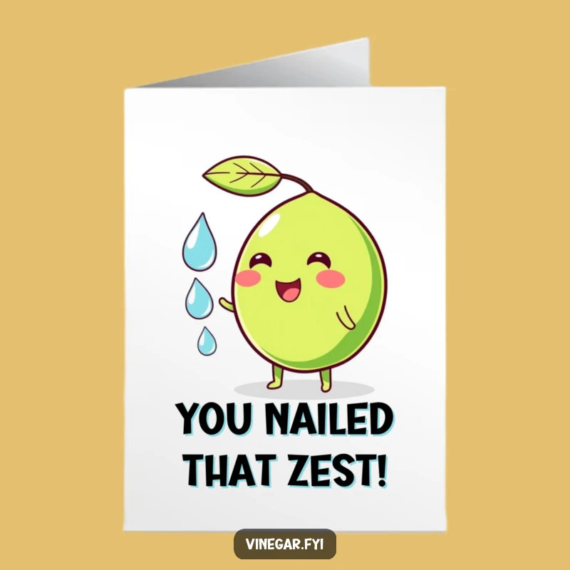 Free Printable Congrats Card: Juggling Lime, Funny Downloadable Gift for Triumphant Moments!