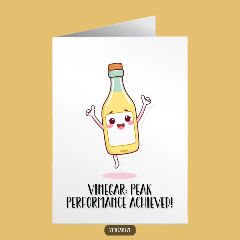 Free Printable Triumphant Vinegar Congrats Card - Funny Downloadable Gift