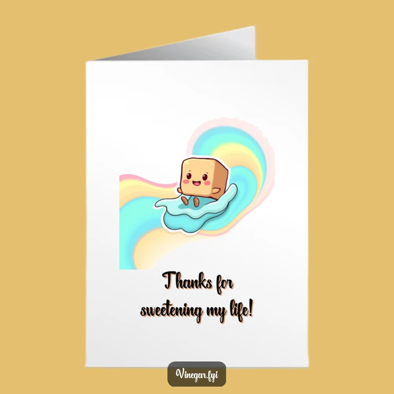 Free Printable Sugar Cube Thank You Card - Sweet Downloadable Gift for Your Kindness