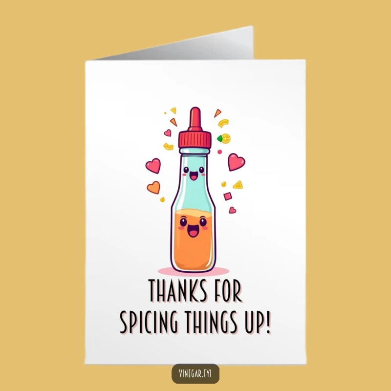 Free Printable Funny Squeeze Bottle Thank You Card: Rainbow Shapes Downloadable Gift