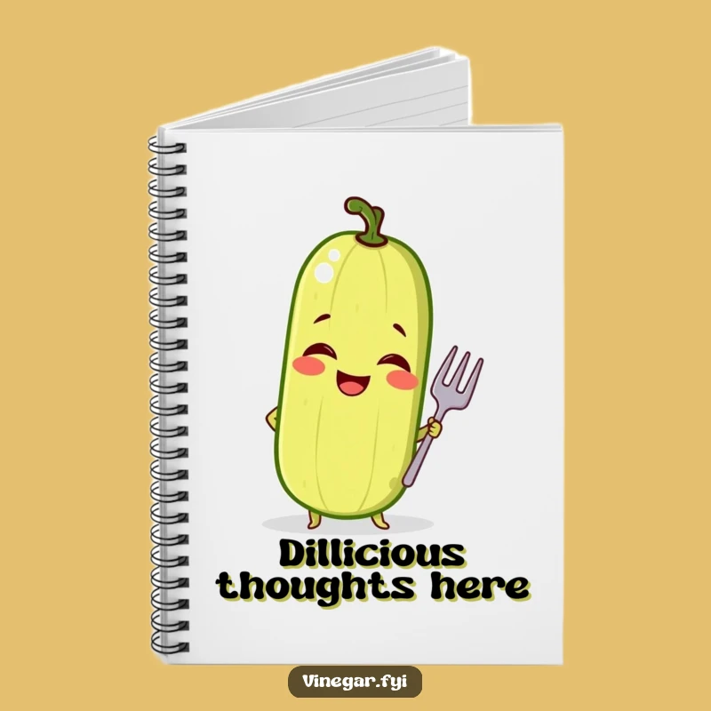 Funny Pickle Pose Notebook - Jot Down Ideas with Confidence