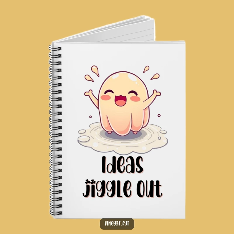Funny Bouncing Jelly Notebook: Ecstatic Ideas Capture, Perfect Funny Gift for Writers!