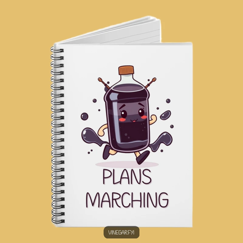 Funny Determined Bottle Notebook: Dark Liquid March, Perfect Motivated Gift