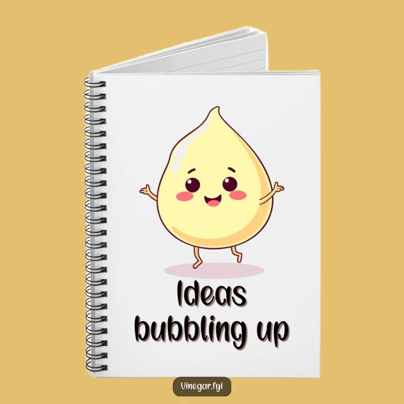 Funny Vinegar Blob Notebook: Jot Down Happy Thoughts with This Gift