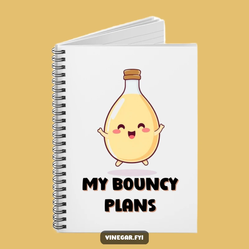Funny Vinegar Bottle Hop Notebook: Happy Ideas with a Hop, Great Funny Gift for Writers