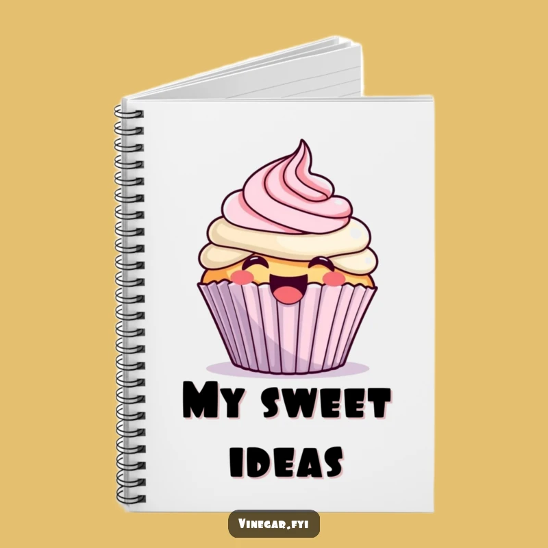 Funny Kawaii Cupcake Journal - Hilarious Notepad for Recipes & Ideas